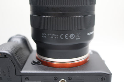 Sony Alpha a7 III Camera with Tamron 17-28mm Lens (Shutter Count=3604)