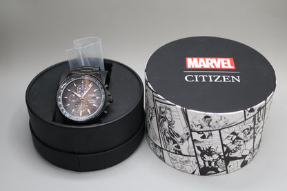 Citizen Men's Black Panther Marvel Eco-Drive Chronograph Watch 42MM CA0297-52W