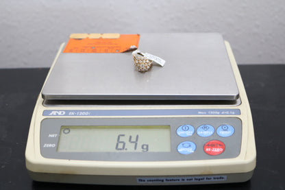14K Yellow Gold Diamond Cluster Ring (Size 8) (1.05 CTW)