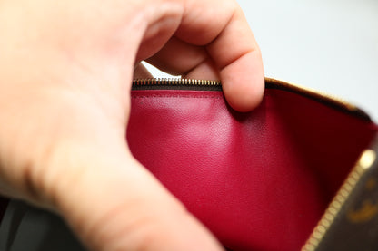 Louis Vuitton Monogram Fuchsia Pochette Félicie Zipped Pocket