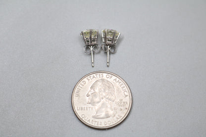 14K White Gold Classic 6 Prongs Diamond Stud Earrings (2.38 CTW) (Local Purchase Only)