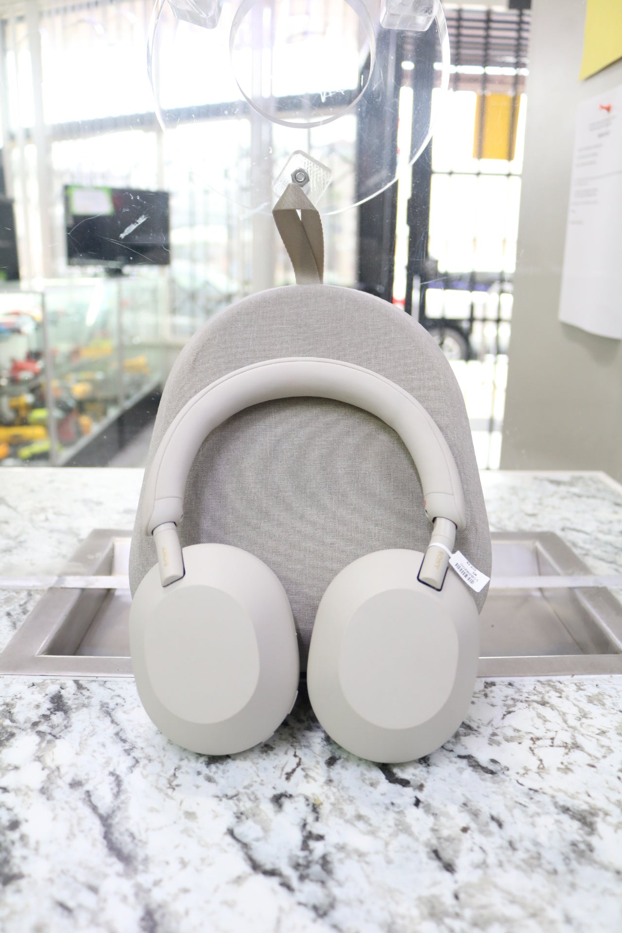 Sony WH-1000XM5 Wireless Noise Canceling Over Ear Headphones Silver