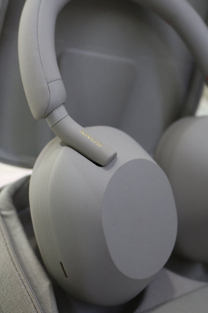 Sony WH-1000XM5 Wireless Noise Canceling Over Ear Headphones Silver