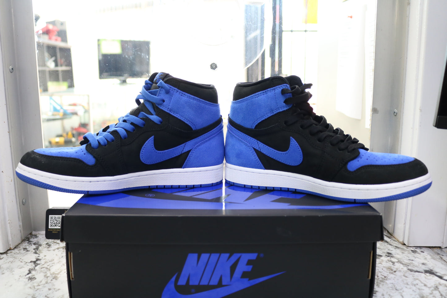 Air Jordan 1 Retro High OG "Royal Reimagined" Size 8.5 Sneakers