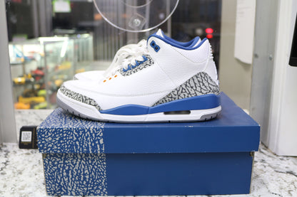 Air Jordan 3 Retro Wizards (8.5 Men's) sneakers