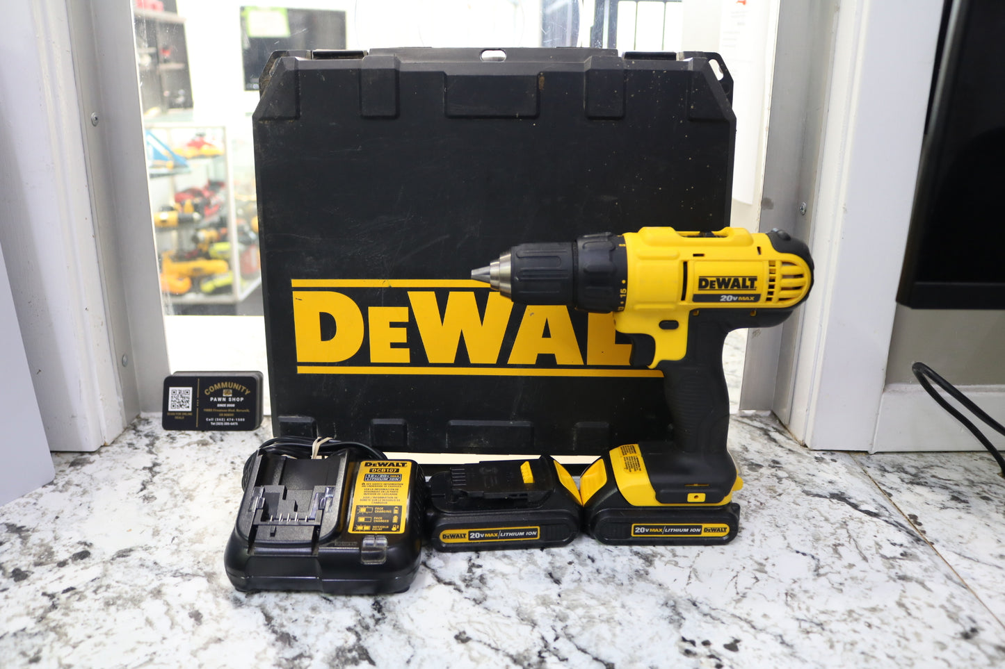 Dewalt DCD771C2 20V Cordless Drill Driver Kit