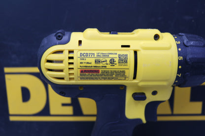 Dewalt DCD771C2 20V Cordless Drill Driver Kit