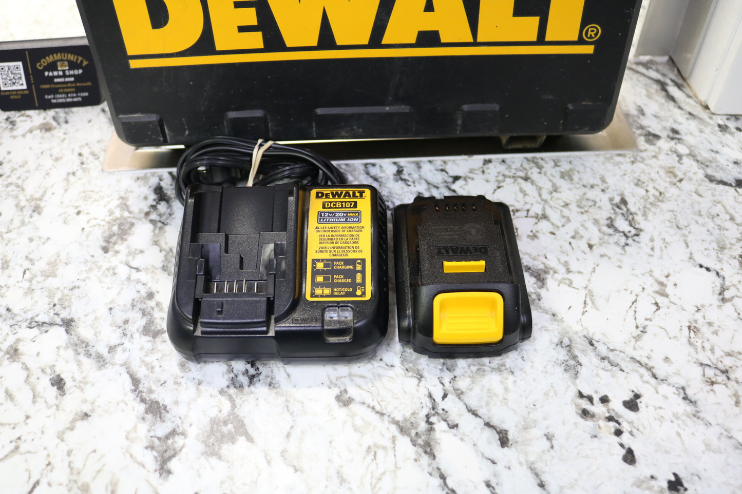 Dewalt DCD771C2 20V Cordless Drill Driver Kit