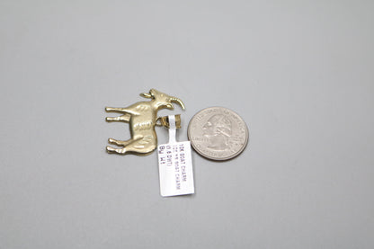 10K Yellow Gold Goat Charm