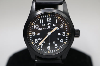 Hamilton H694090 Khaki Field Black PVD 38mm Mechanical