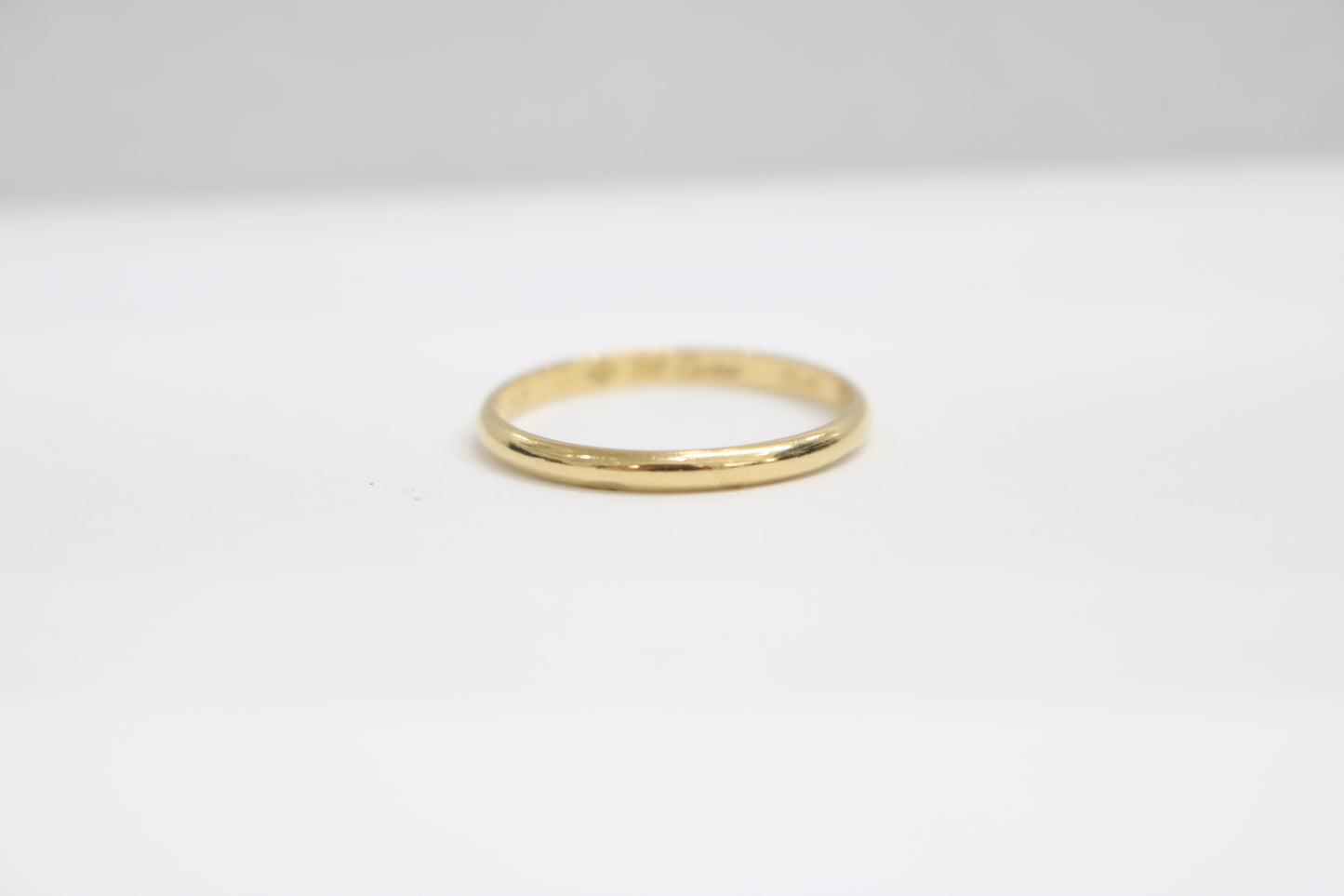 18k Yellow Gold Cartier Wedding Band Ring (Size 6 3/4)