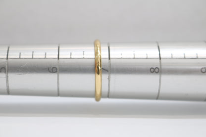 18k Yellow Gold Cartier Wedding Band Ring (Size 6 3/4)