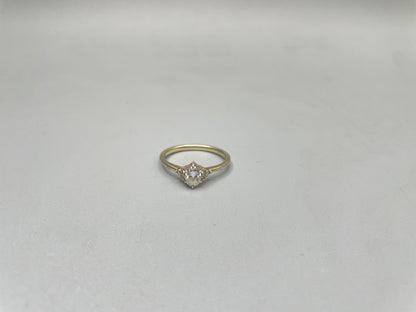 Sterling Silver Promise Ring Marquise CZ (Size 5)