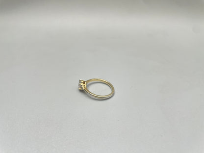 Sterling Silver Promise Ring Marquise CZ (Size 5)