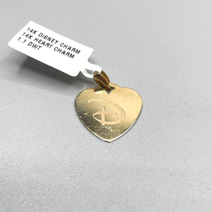 14K Yellow Gold "Disney" Charm