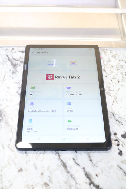 T-Mobile REVVL TAB 2 5G 64GB 10.3 Inch Tablet
