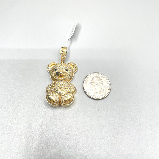 10K Yellow Gold Diamond Bear Charm (5.70 CTW) (Local Purchase Only)
