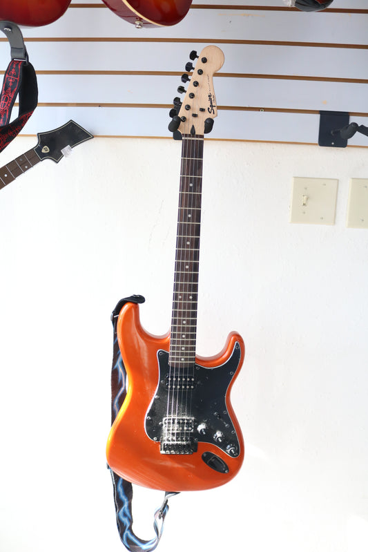 Squier Bullet Strat Electric Guitar Metallic Orange (Local Purchase Only)