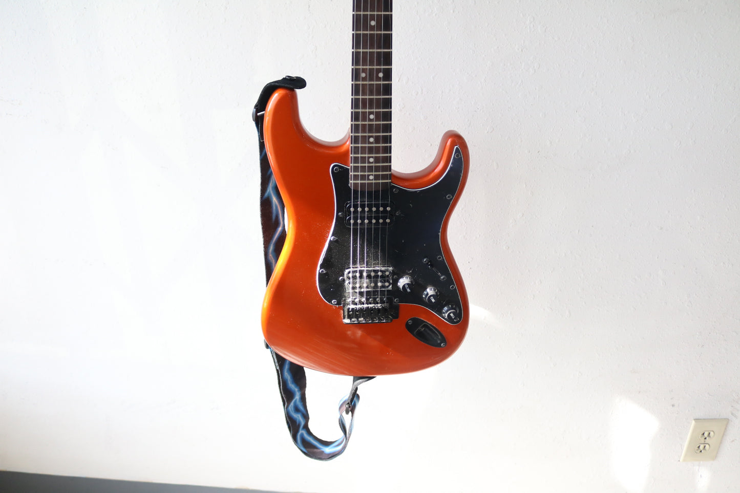 Squier Bullet Strat Electric Guitar Metallic Orange (Local Purchase Only)