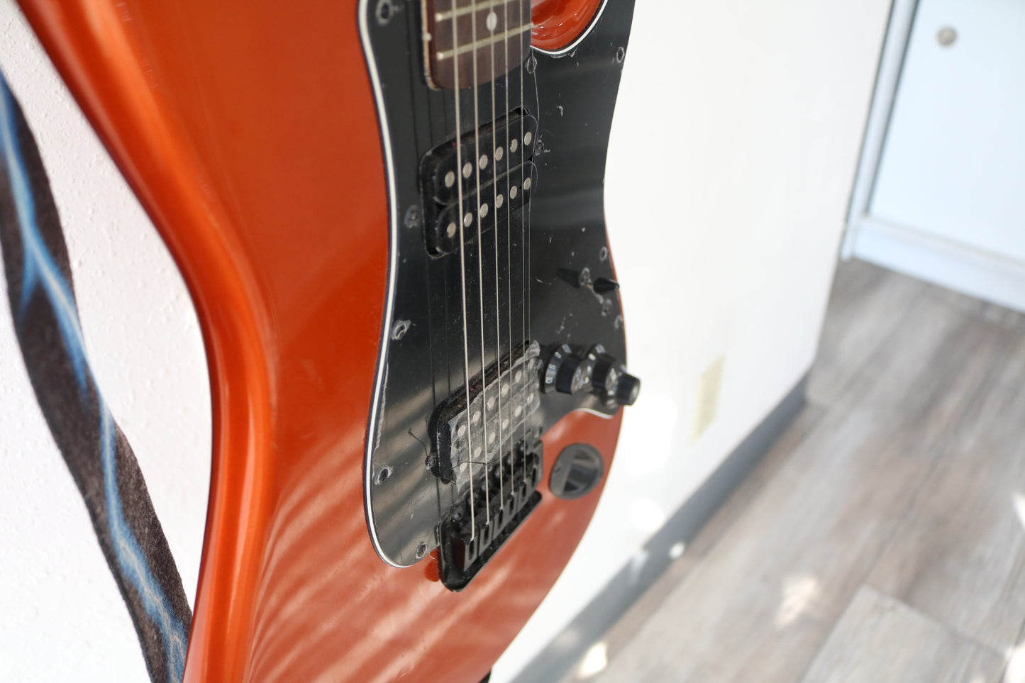 Squier Bullet Strat Electric Guitar Metallic Orange (Local Purchase Only)