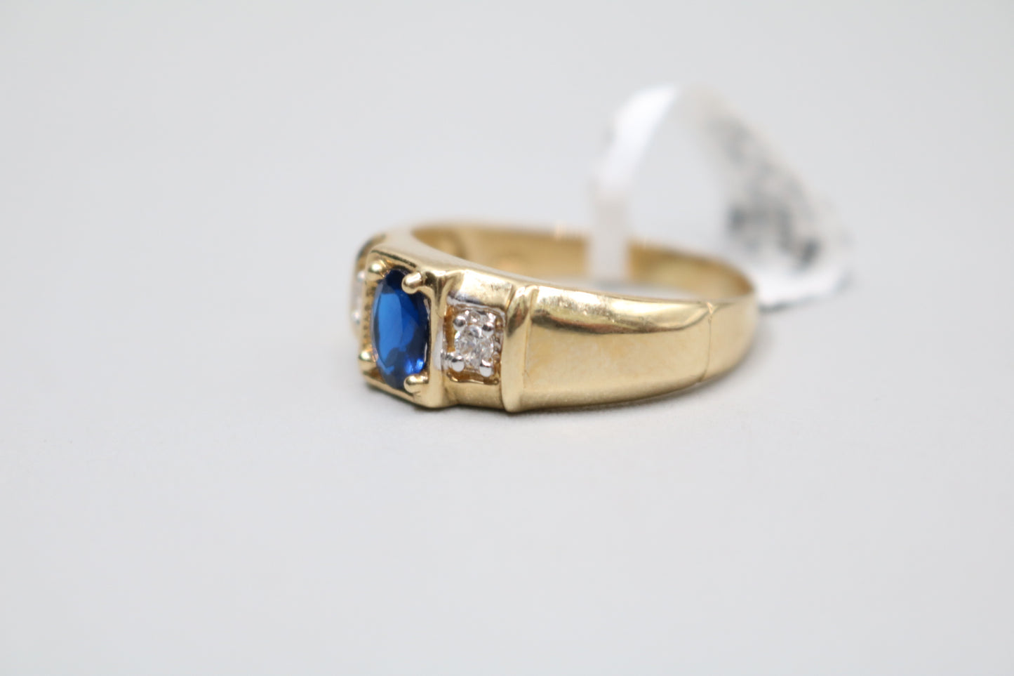 14K Yellow Gold Fancy Style Men's Ring (Size 11 & 1/4)
