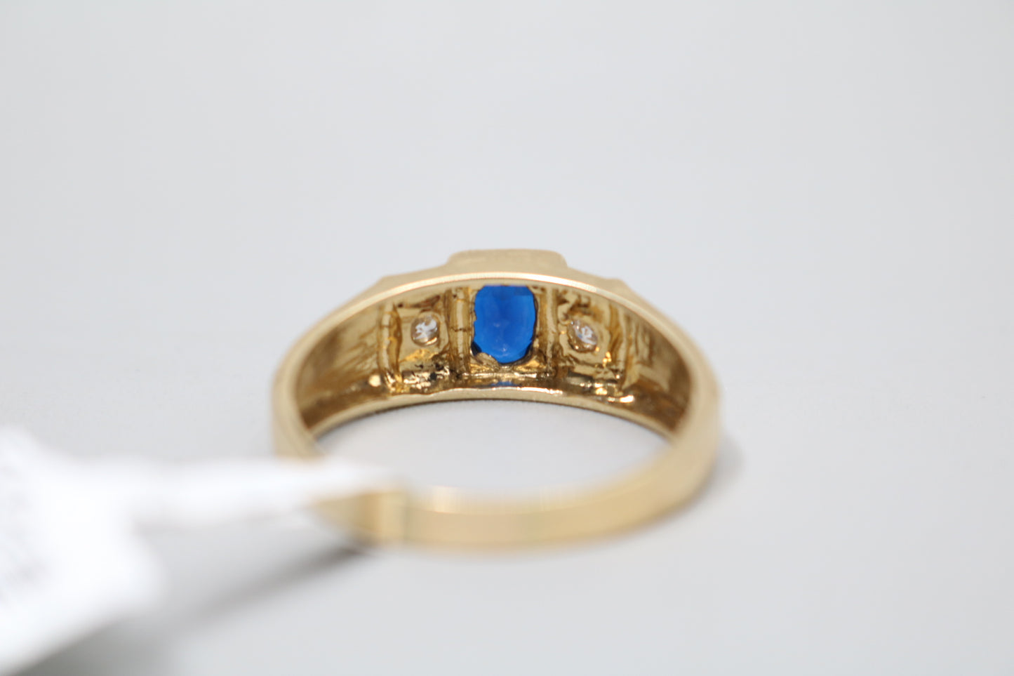 14K Yellow Gold Fancy Style Men's Ring (Size 11 & 1/4)