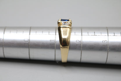14K Yellow Gold Fancy Style Men's Ring (Size 11 & 1/4)