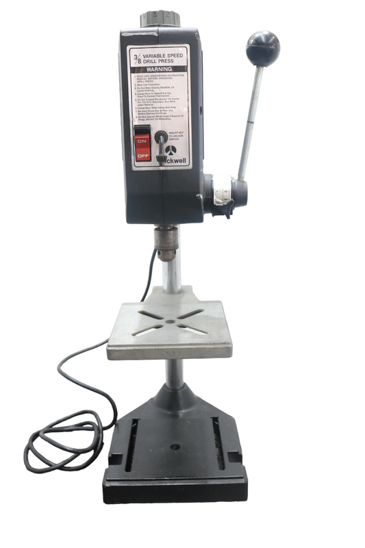 Rockwell Model 10 Motorized Variable Speed Drill Press (Local pick-up only)