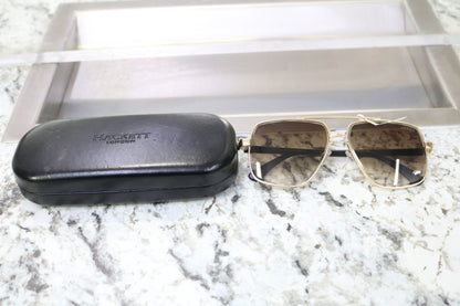 Gucci Aviator Sunglasses Gold and Black Color Frame