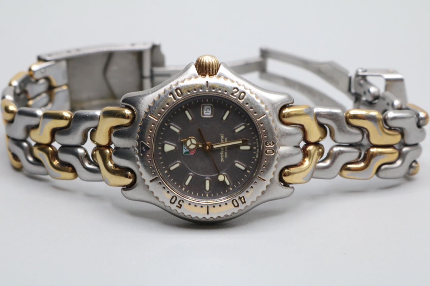 Tag Heuer Gray Gold Plated Stainless Steel Professional WG1320-0
