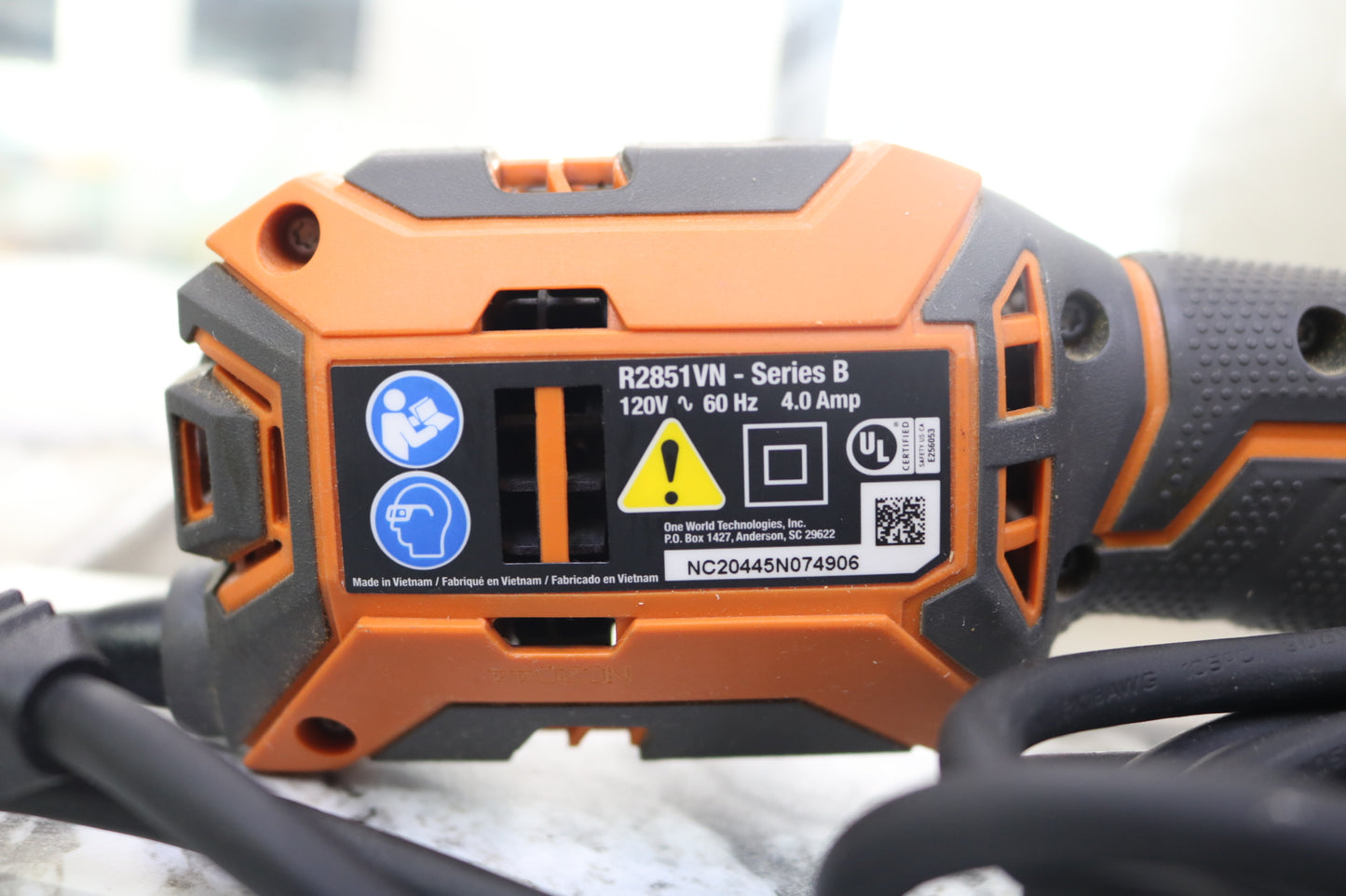 Ridgid JobMax R2851VN Corded Multi-Tool
