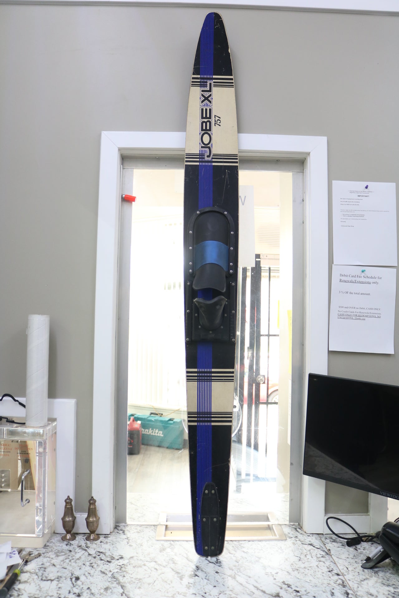 Single Jobe XL 757 Water Ski (Local pick-up only)
