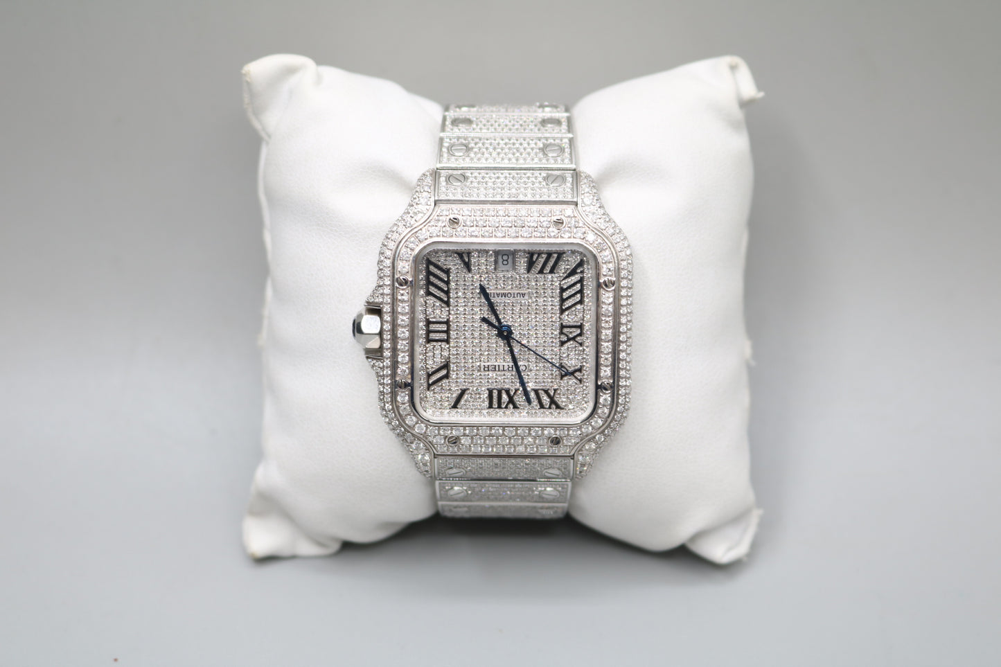 Cartier Santos Large 4072 Diamond Men's Watch - Secondhand (Local Pick-Up)