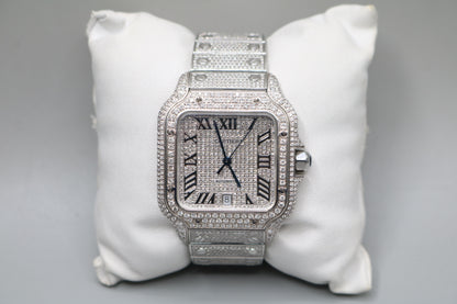 Cartier Santos Large 4072 Diamond Men's Watch - Secondhand (Local Pick-Up)