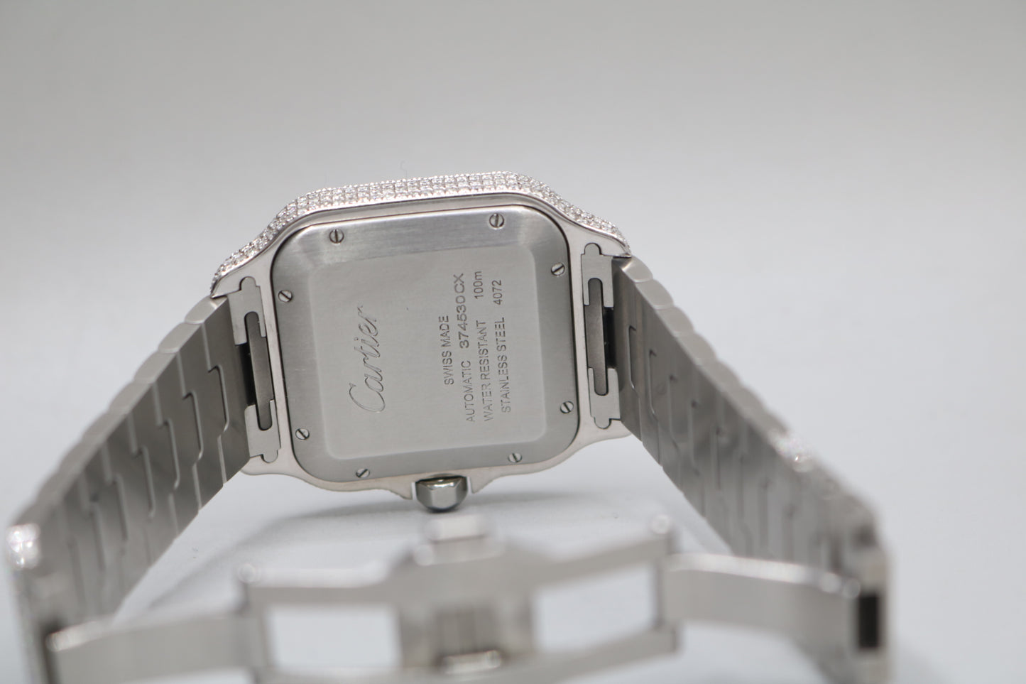 Cartier Santos Large 4072 Diamond Men's Watch - Secondhand (Local Pick-Up)