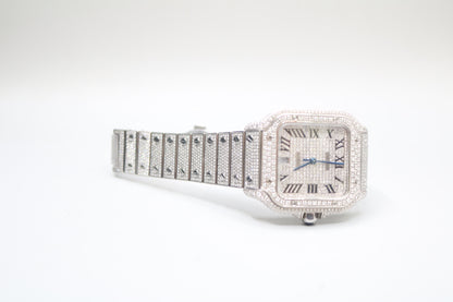 Cartier Santos Large 4072 Diamond Men's Watch - Secondhand (Local Pick-Up)