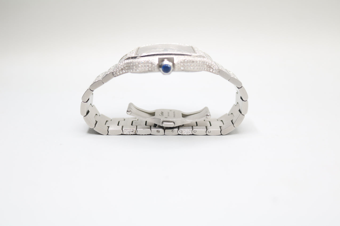Cartier Santos Large 4072 Diamond Men's Watch - Secondhand (Local Pick-Up)
