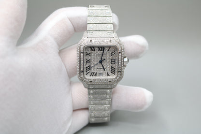 Cartier Santos Large 4072 Diamond Men's Watch - Secondhand (Local Pick-Up)