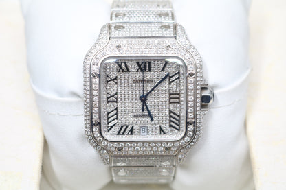 Cartier Santos Large 4072 Diamond Men's Watch - Secondhand (Local Pick-Up)