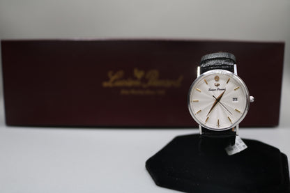 Lucien Piccard 14K White Gold Men's Quartz Watch 22478 - Pre-Owned
