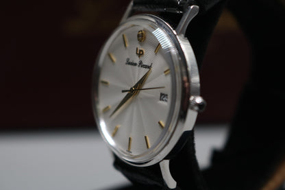 Lucien Piccard 14K White Gold Men's Quartz Watch 22478 - Pre-Owned
