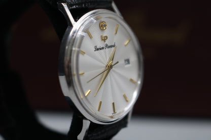 Lucien Piccard 14K White Gold Men's Quartz Watch 22478 - Pre-Owned