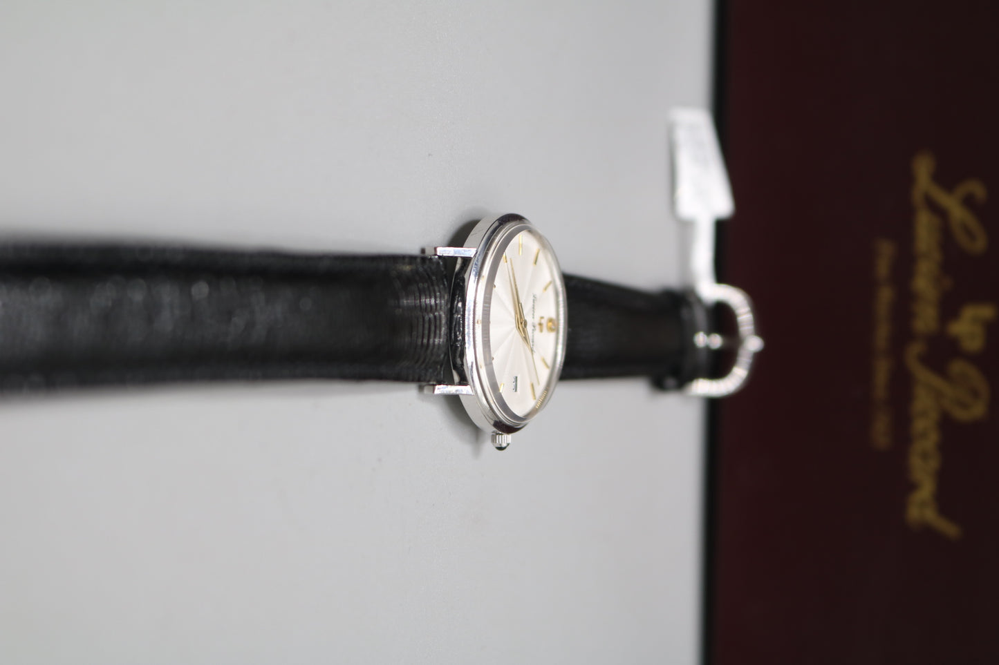 Lucien Piccard 14K White Gold Men's Quartz Watch 22478 - Pre-Owned