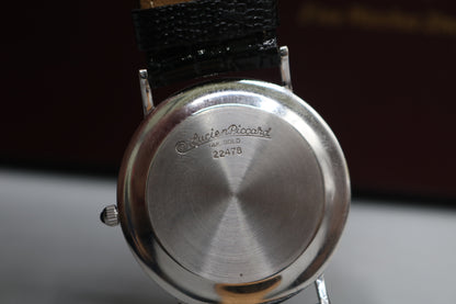 Lucien Piccard 14K White Gold Men's Quartz Watch 22478 - Pre-Owned