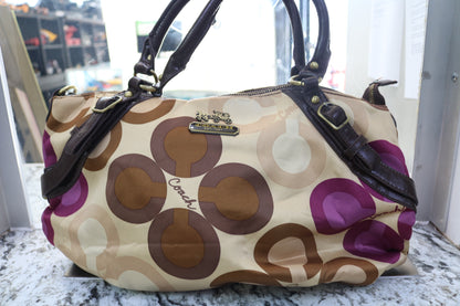 Coach Madison Sophia Clover Satchel Crossbody - Pre-Owned