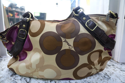 Coach Madison Sophia Clover Satchel Crossbody - Pre-Owned