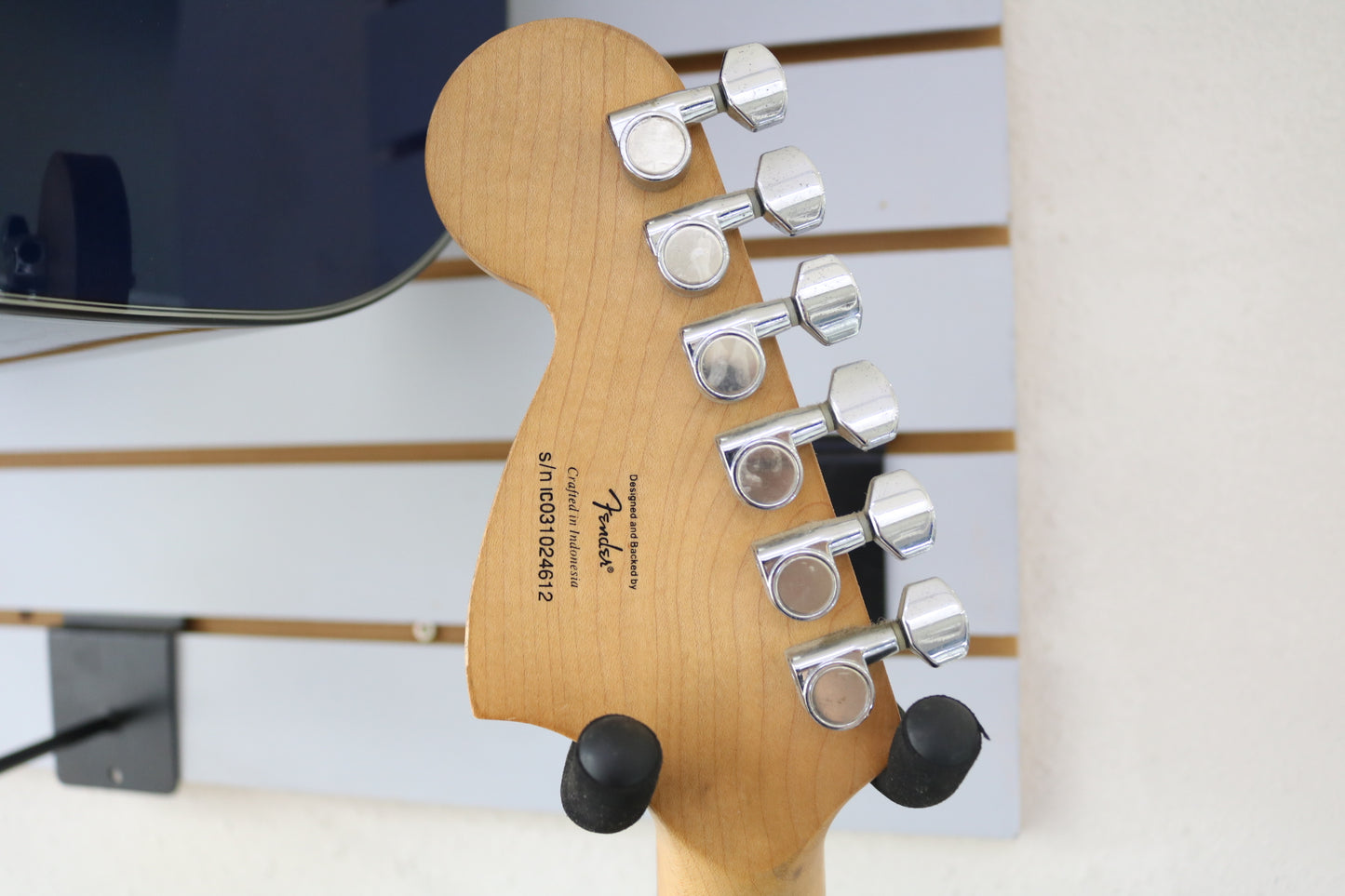 Squier Strat Electric Guitar Black and White (No Shipping)