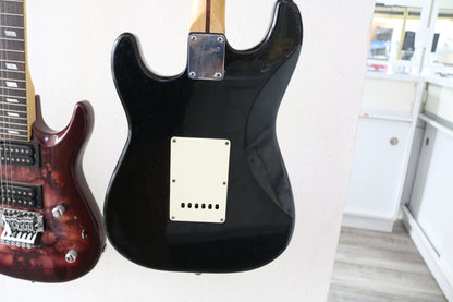 Squier Strat Electric Guitar Black and White (No Shipping)