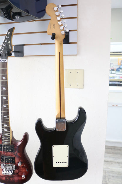 Squier Strat Electric Guitar Black and White (No Shipping)