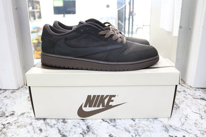 Air Jordan 1 x Travis Scott Velvet Brown and Dark Mocha (Size 13)